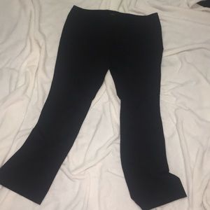Black trouser pants